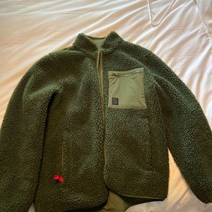 TOPO design Sherpa Fleece- reversible- size medium
